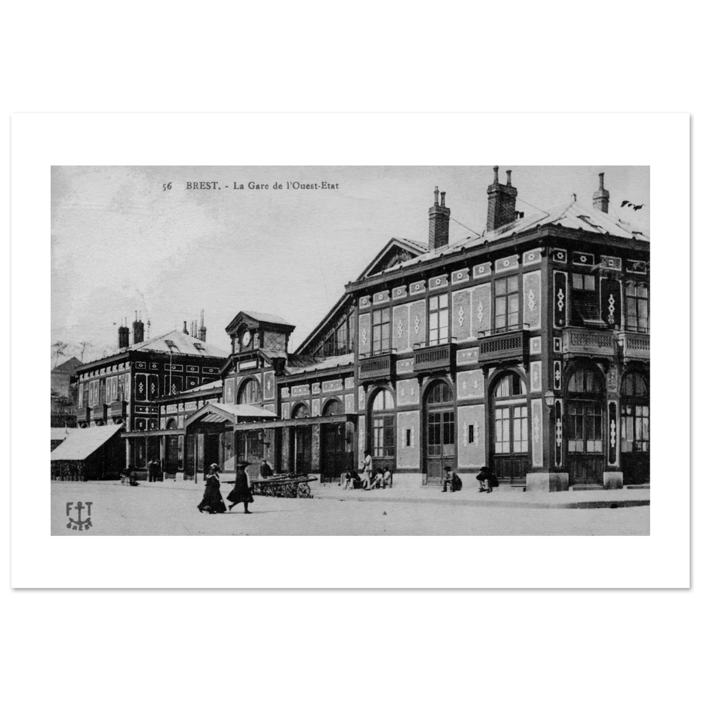 Brest - la Gare de L'Ouest Etat