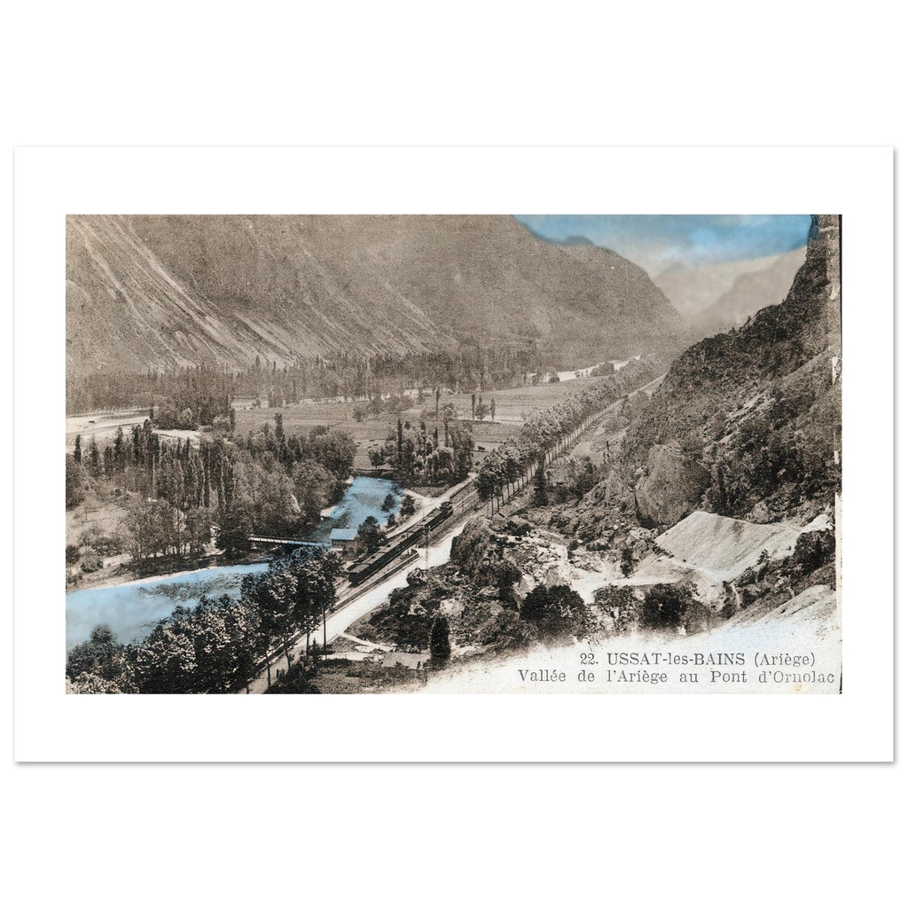 Ussat-les-Bains - Vallee de l'Ariege - Au pont d'Ornolac