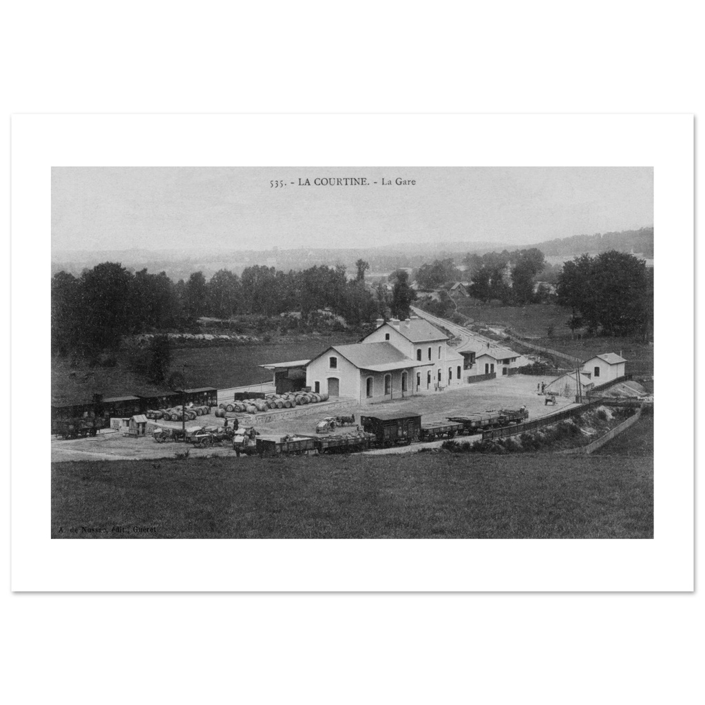 Camp de Courtine - Creuse - Limousin - France  La Gare