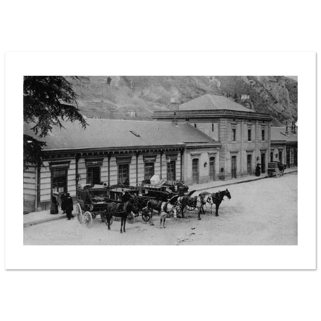 Foix - la Gare et l'Ariege