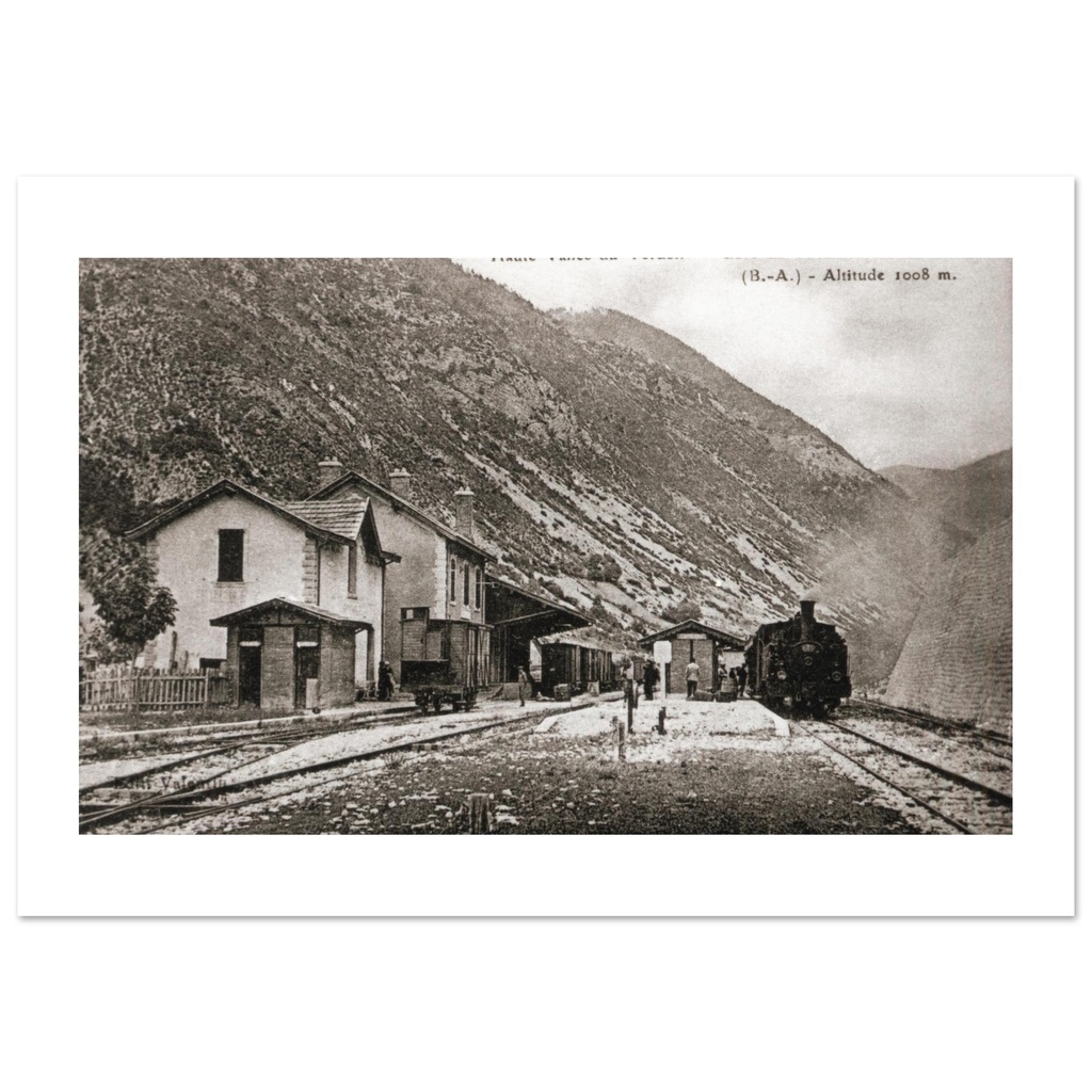 Gare de Thorame haute - Altitude 1008 m