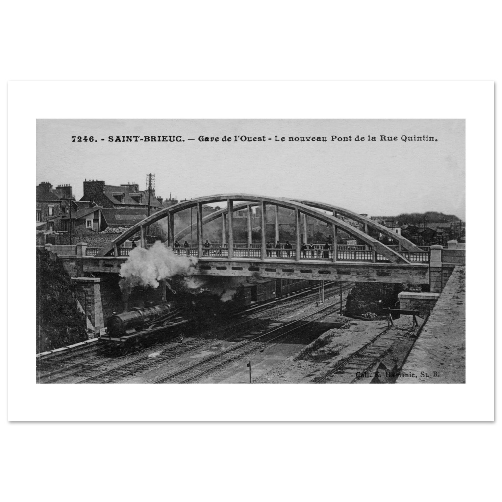 Saint-Brieuc - Gare de L'ouest - Pont de la rue Quintin