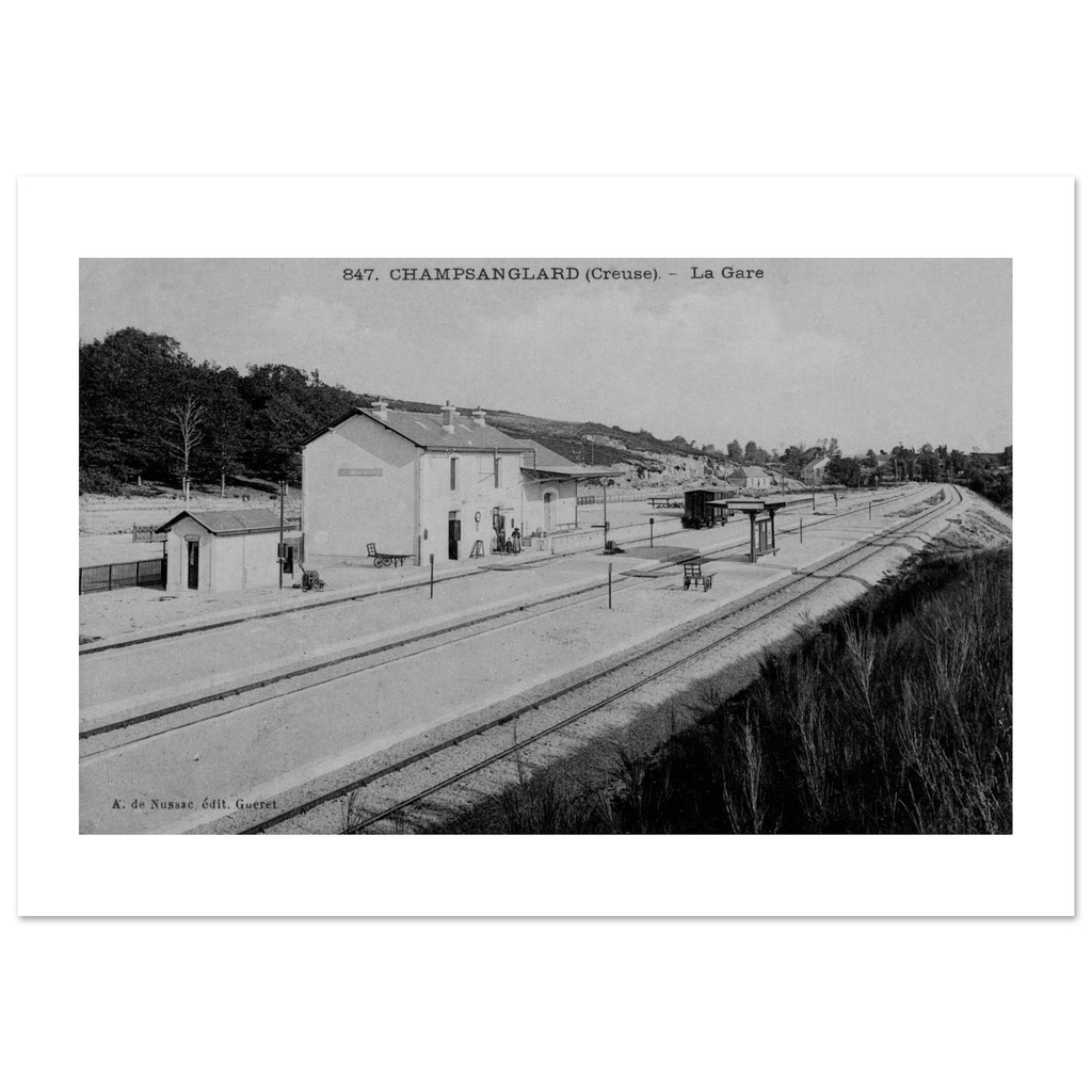 Champsanglard - la gare