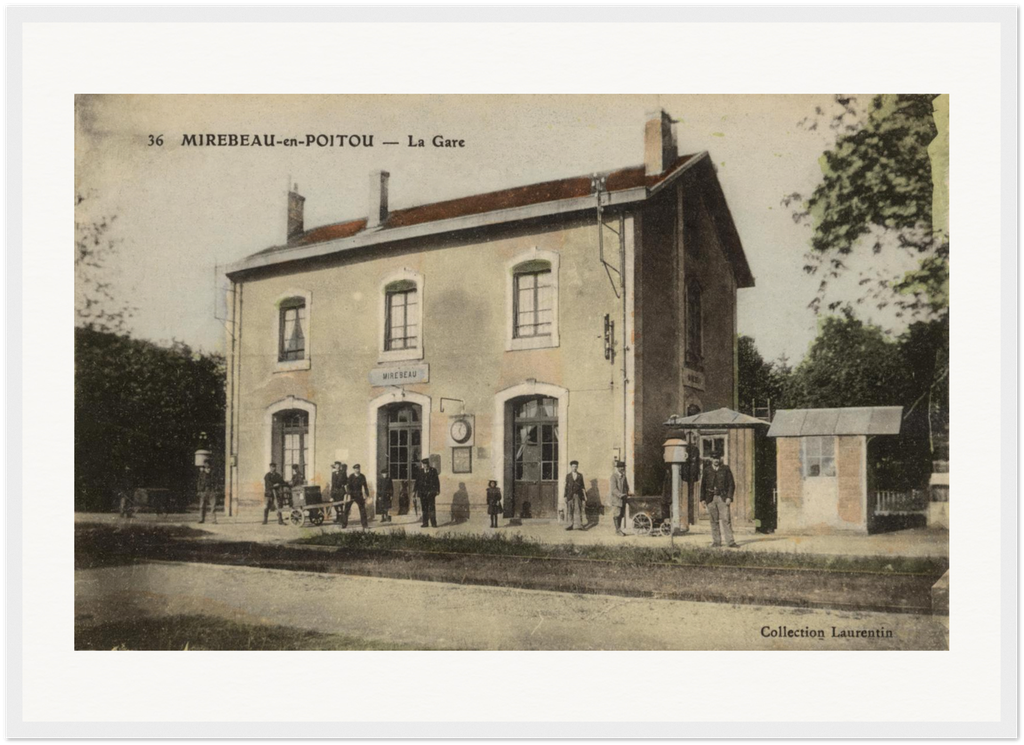 Mirebeau - la gare