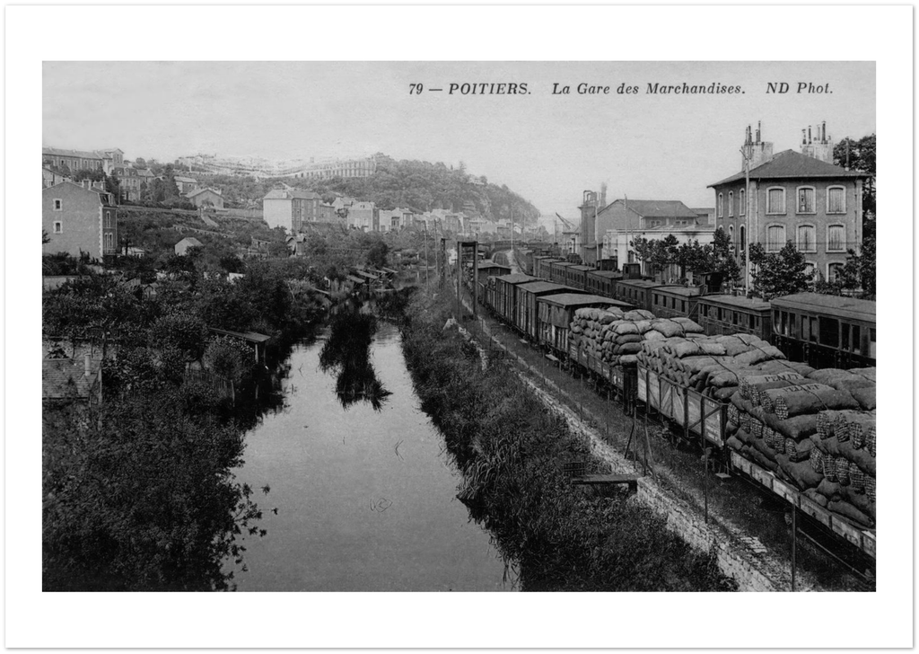 Poitiers - La gare des marchandises