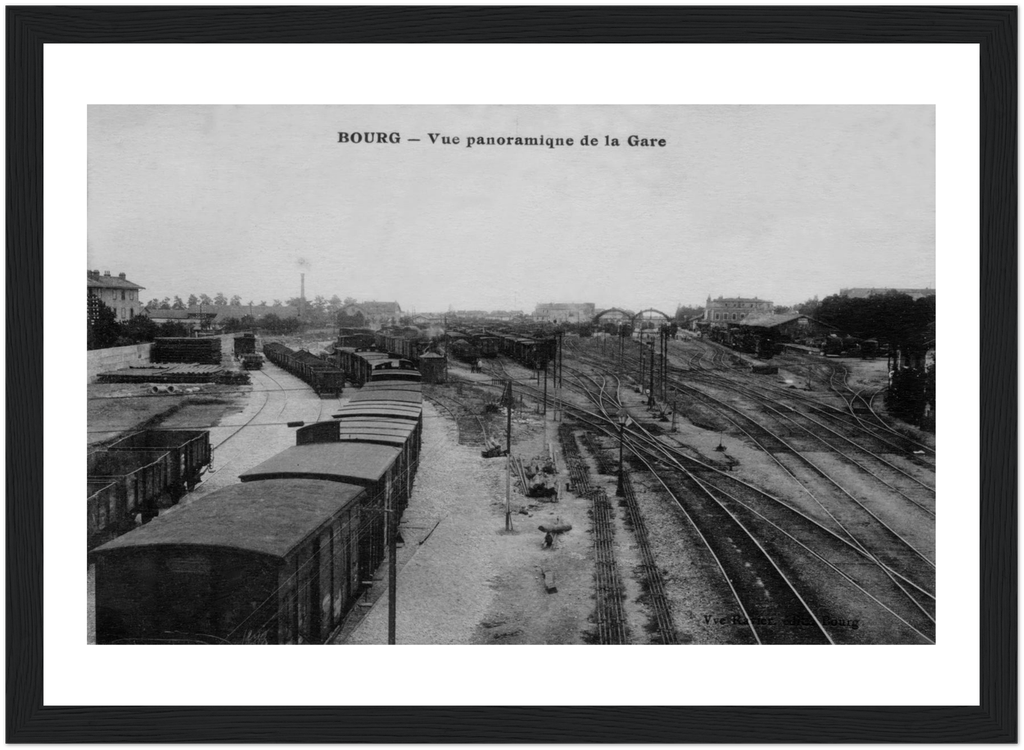 Bourg-en-Bresse - vue panoramique de la Gare