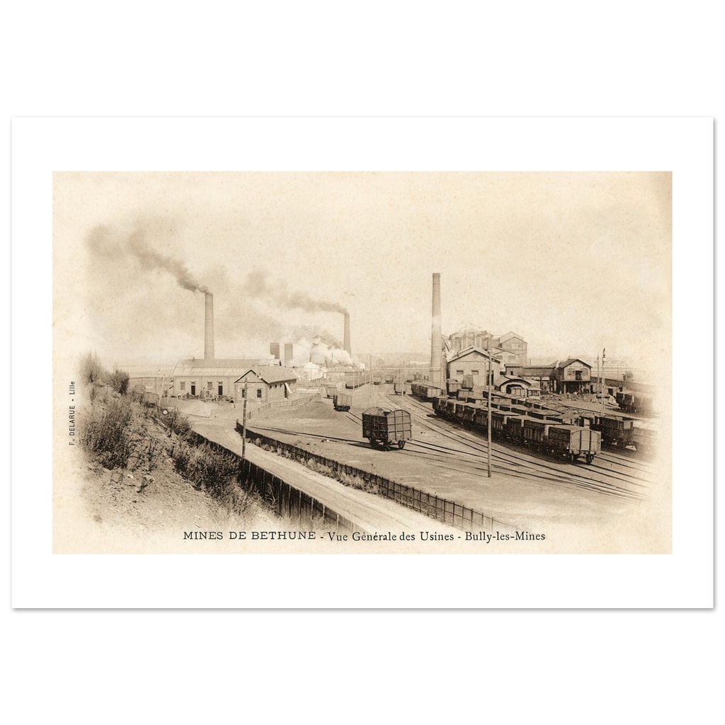 Mines de Bethune- Vue generale des Usines