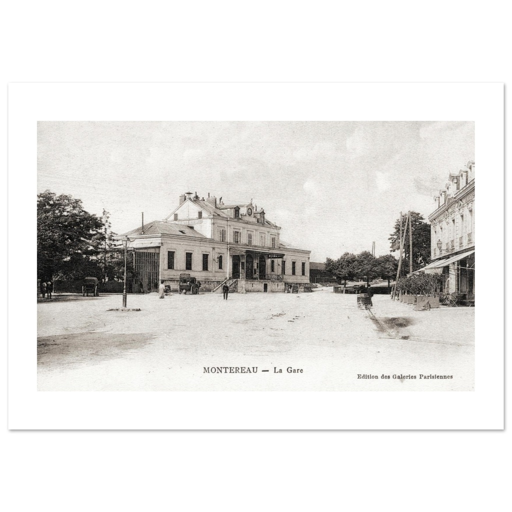 Montereau - Loiret - Centre - France    la Gare