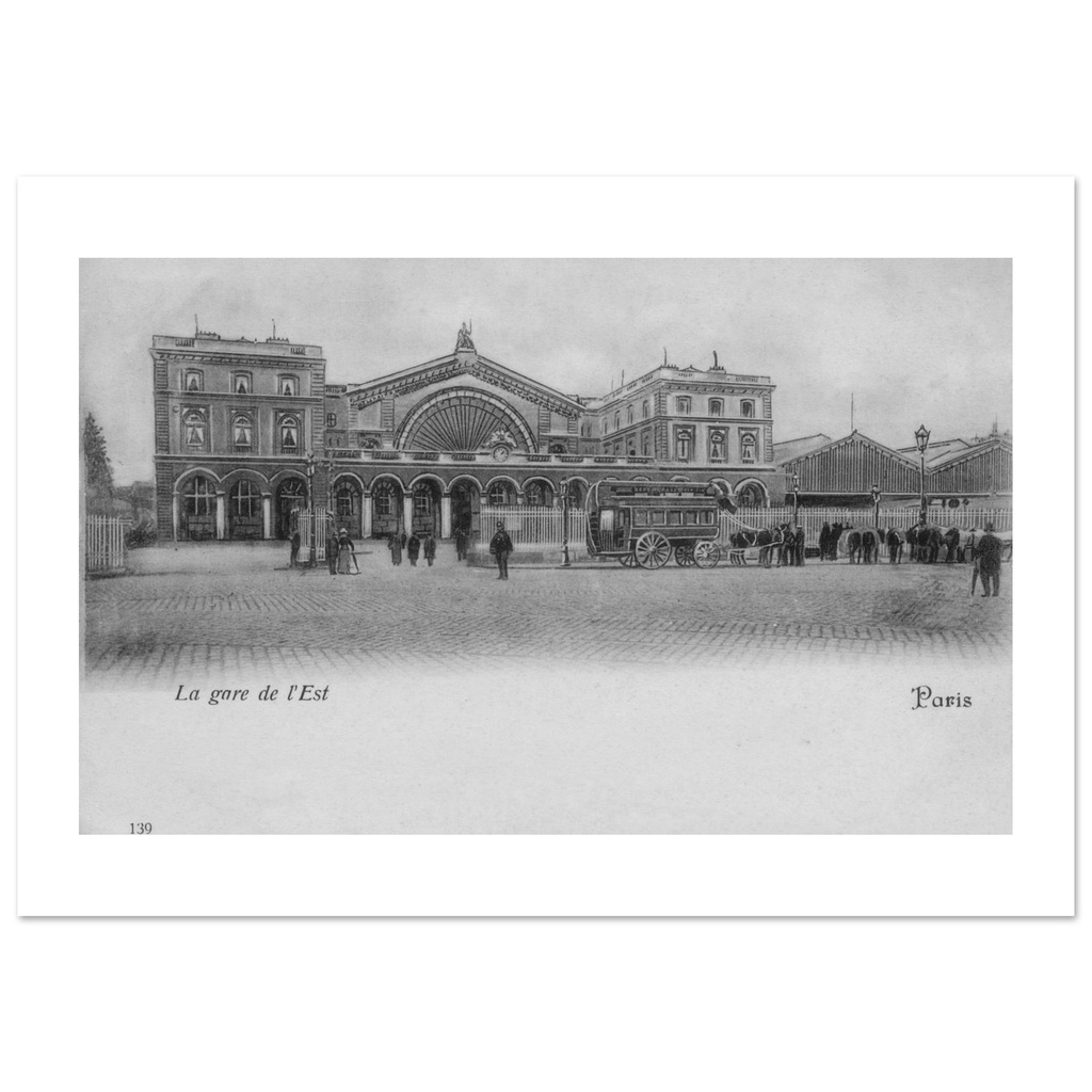 Paris - La gare de L'est