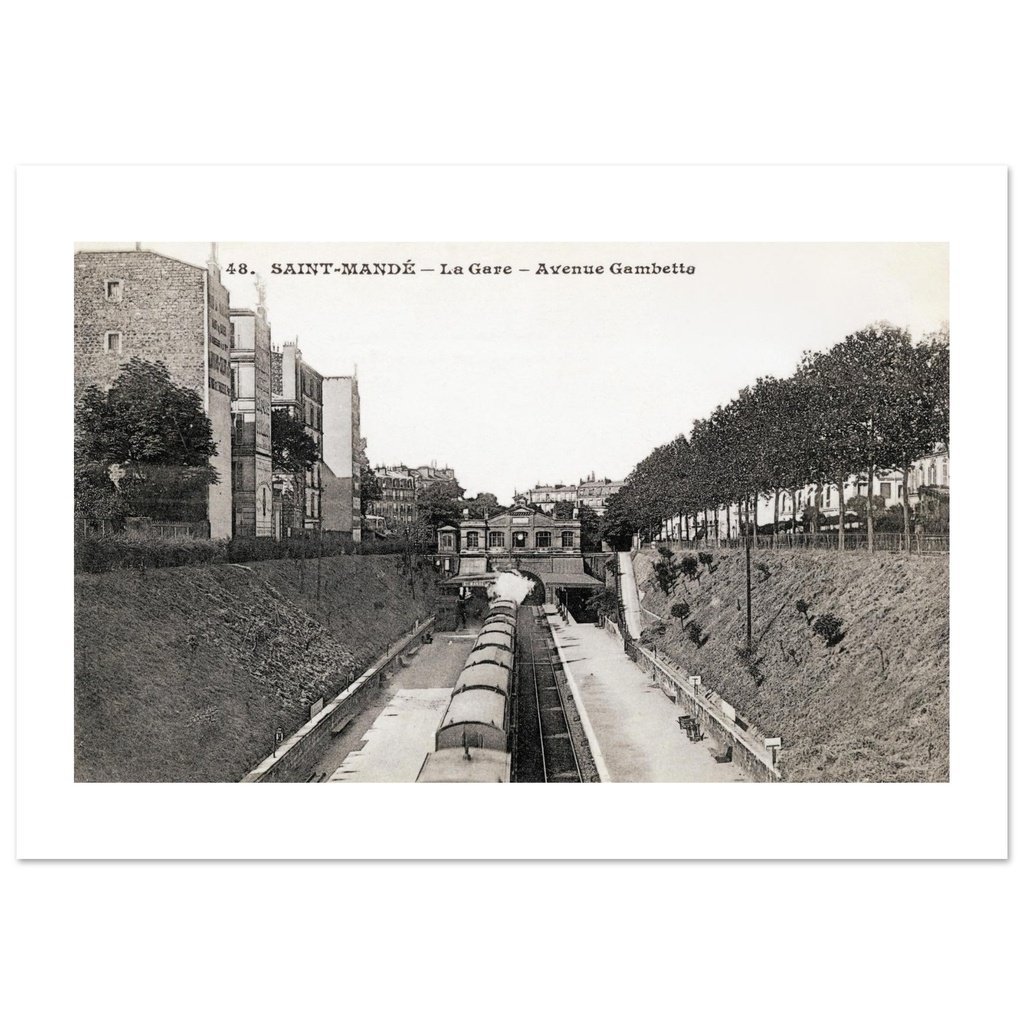 Saint-Mandé - La Gare - Avenue Gambetta
