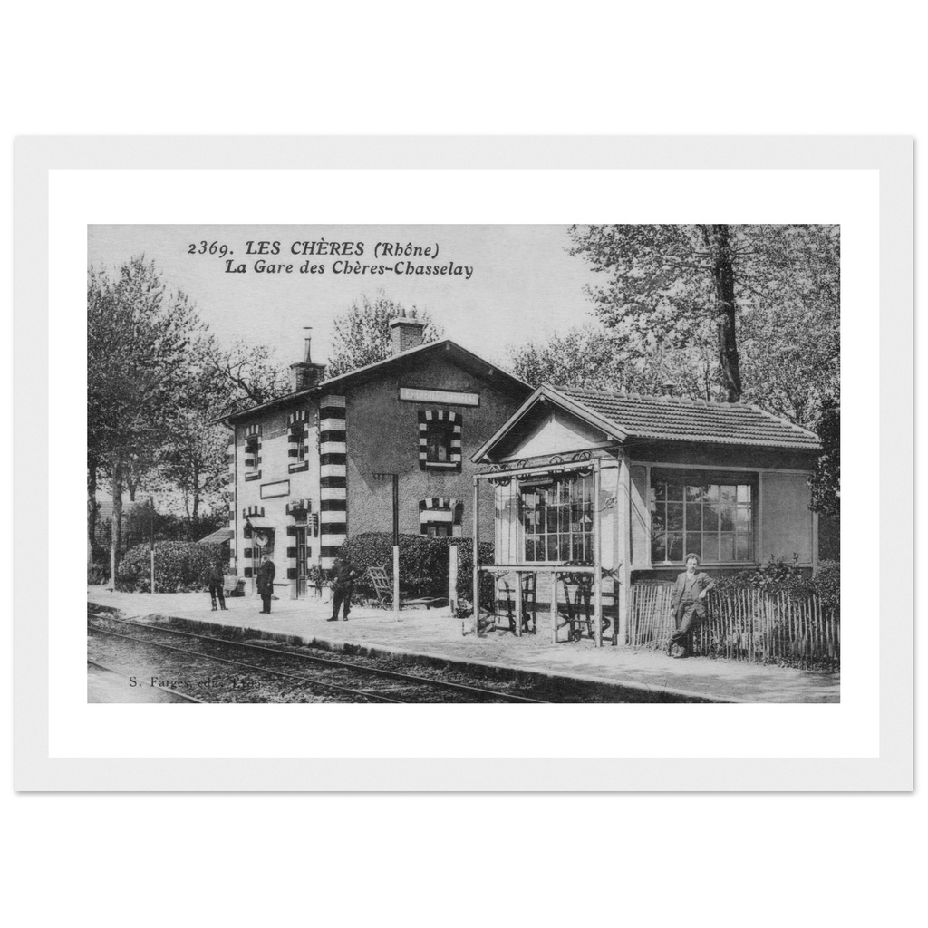Les Chères - la Gare de Cheres Chasselay