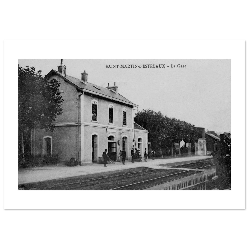 Saint-Martin-d'Estreaux - La Gare