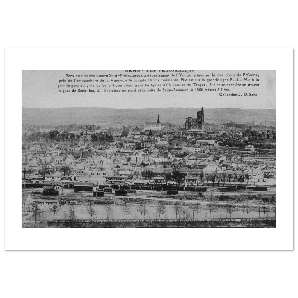 Sens - vue panoramique