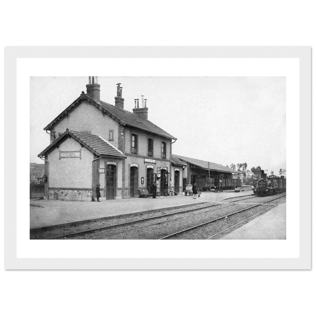 Nogent-le-roi La Gare Vue prise des quais