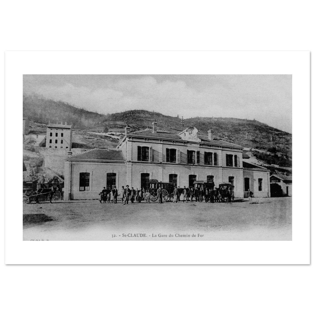 Saint-Claude - La Gare du Chemin de fer