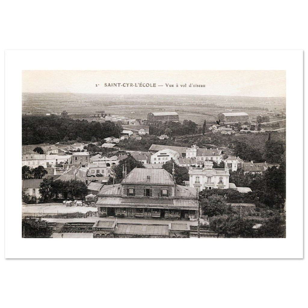 St Cyr l'Ecole, vue a vol d'Oiseau