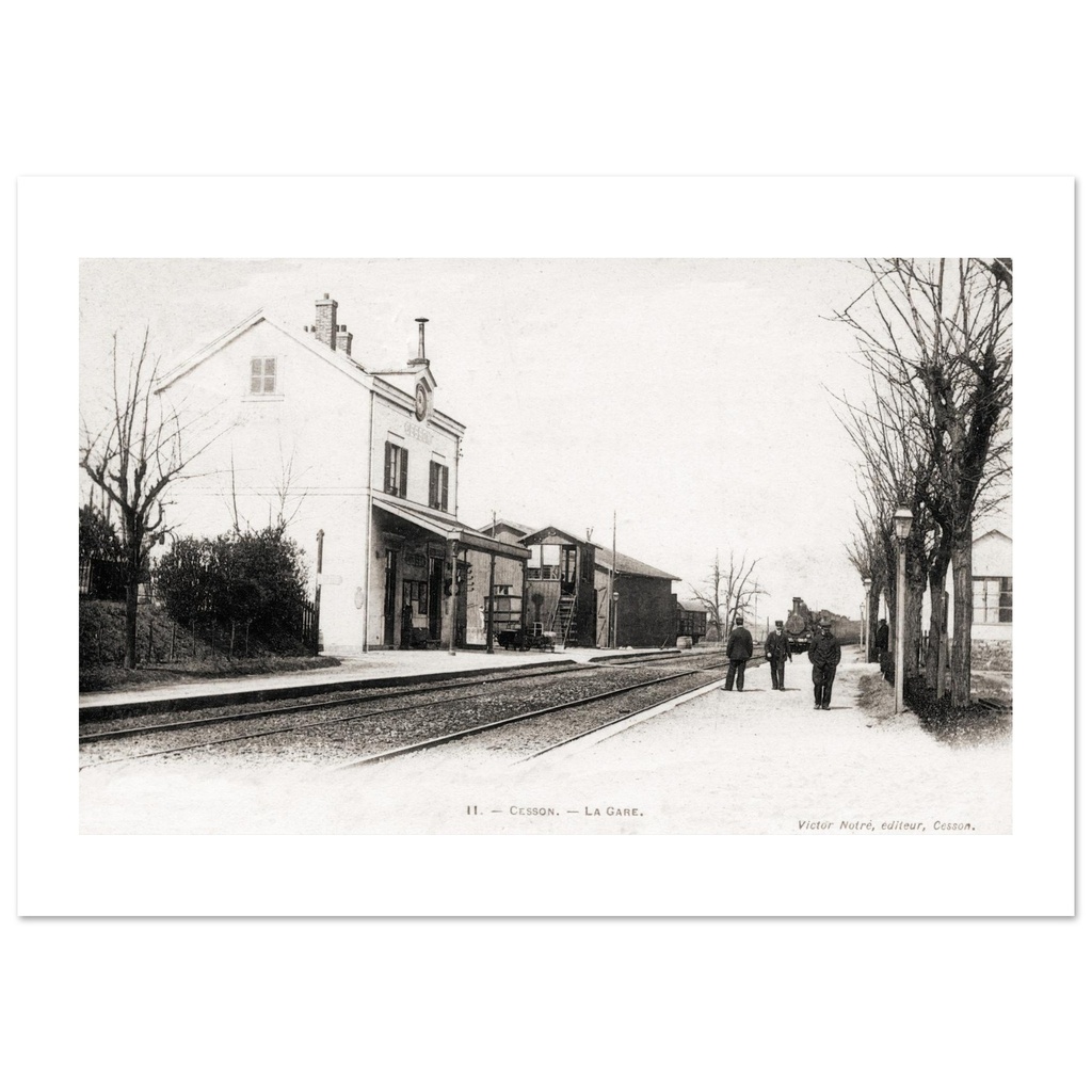 Cesson - La gare, vue générale V2