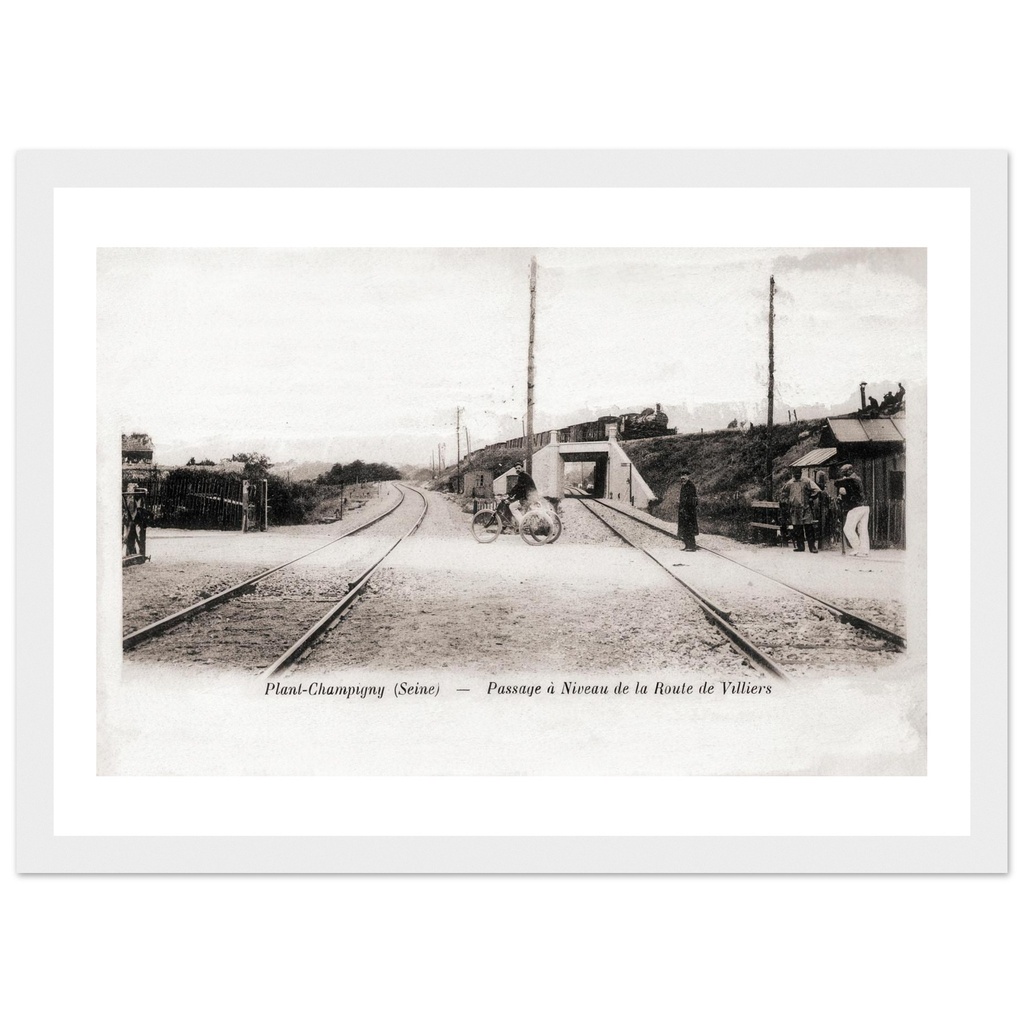 Plant-Champigny (Seine) -Passage a niveau de la route de Villiers