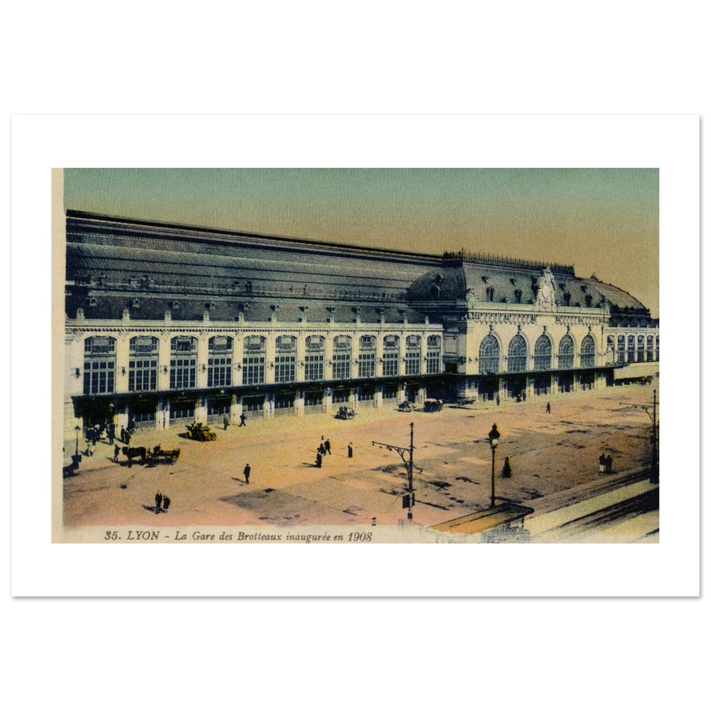 Lyon - la Gare des Brotteaux Innaugure en 1908
