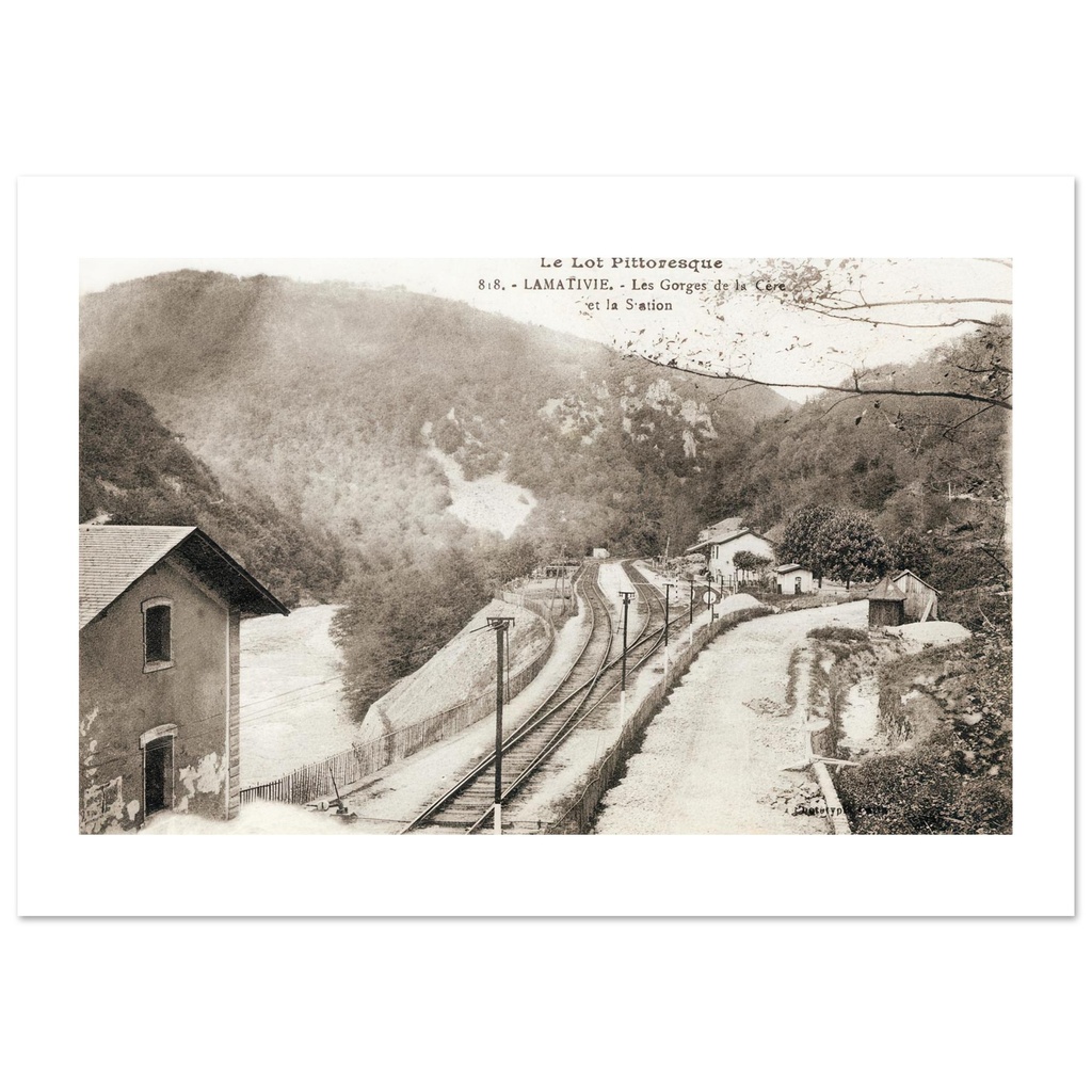 Le Lot Pittoresque Lamativie Les gorges de la Cere et la Station