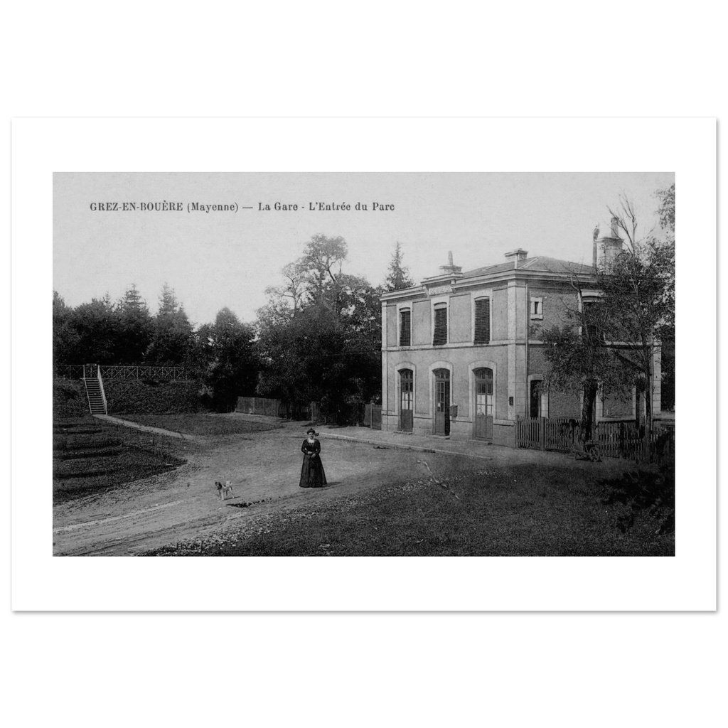 La Gare et l'entree du parc