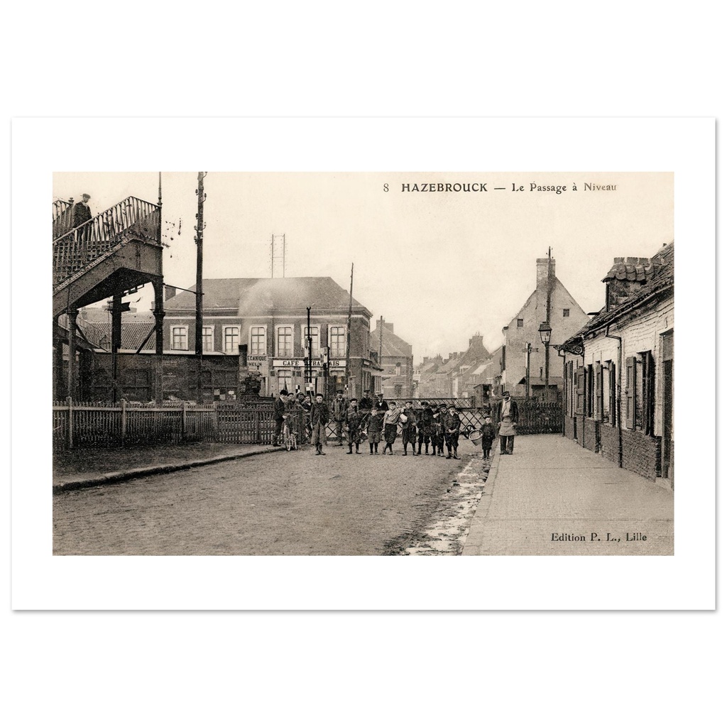 Hazebrouck - Le passage a niveau