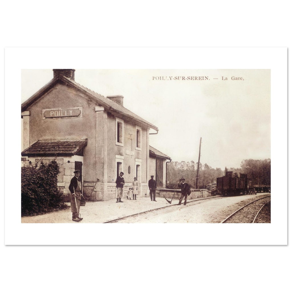 Poilly-sur-Serein - la gare