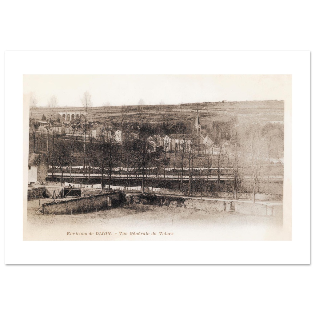 Environs de Dijon - Vue générale de Velars