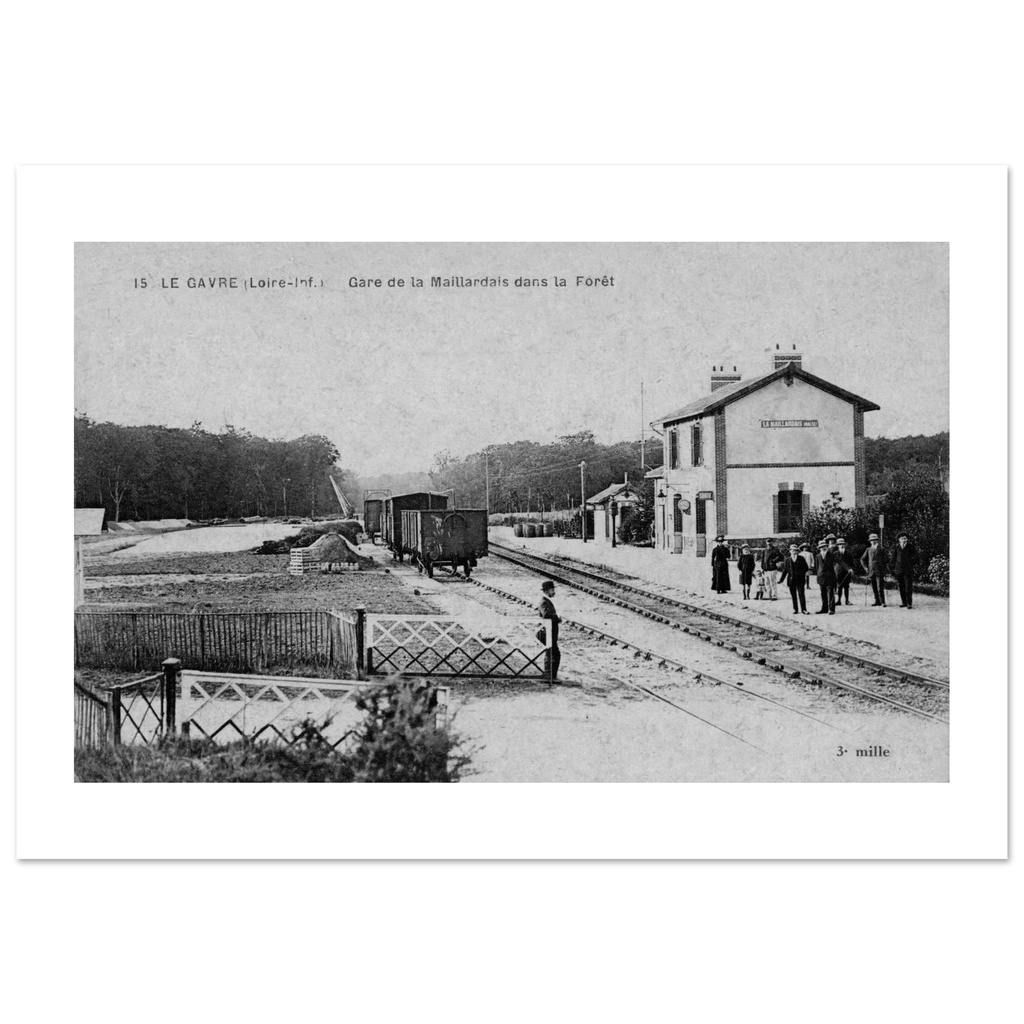 La Maillardais - La Gare de la Maillardais, dans la foret