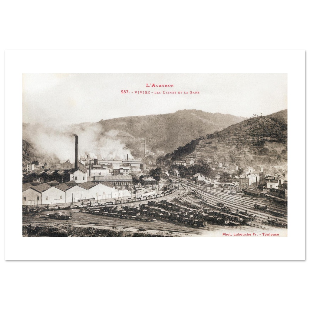 Viviez - Les usines et la Gare