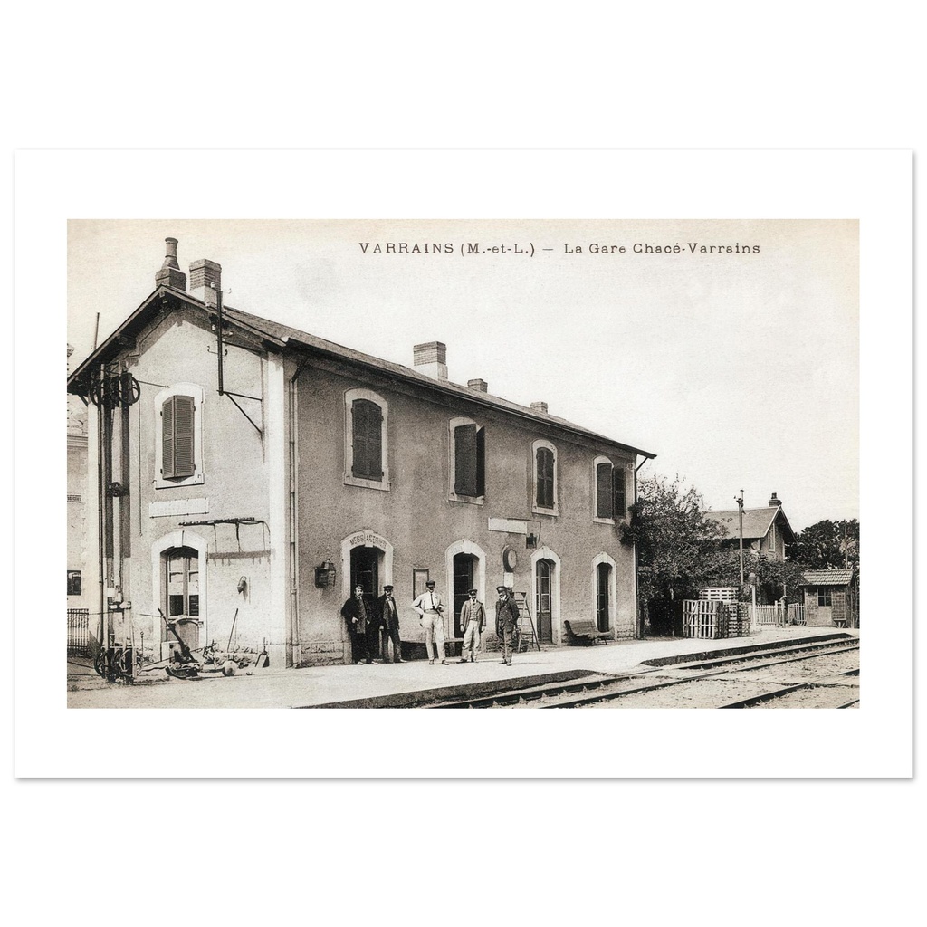 Warrains (M-et-L) - La Gare de Chace-Varrains