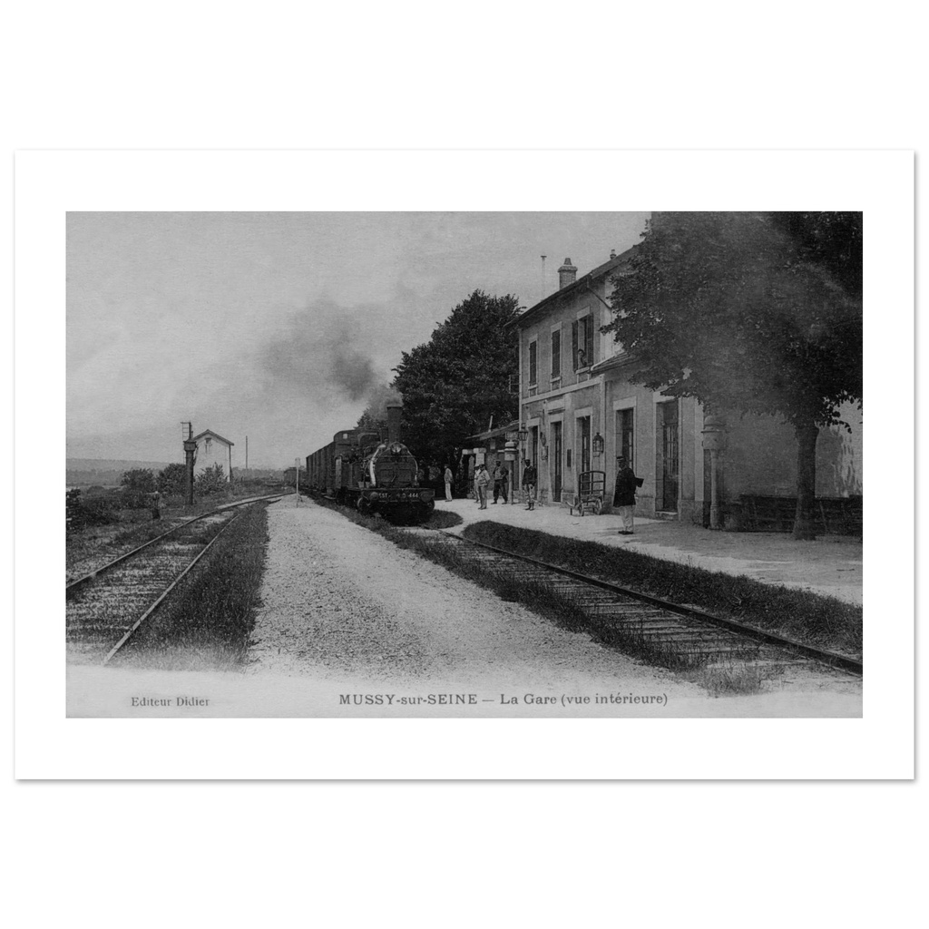 Mussey-sur-Seine - La Gare vue interieure