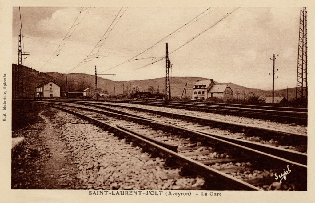 Saint-Laurent-d'Olt - La gare