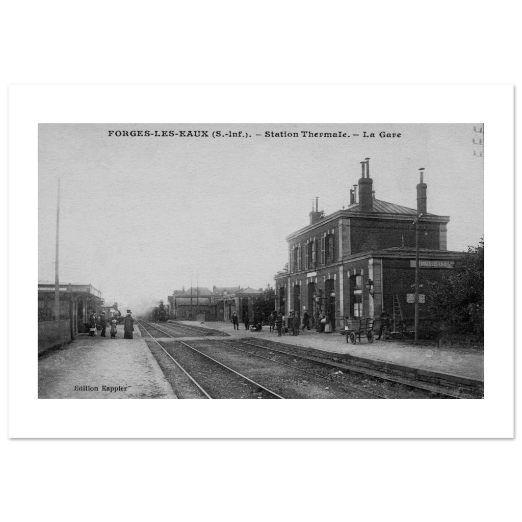 Forges-les-Eaux - Station Thermale - la gare