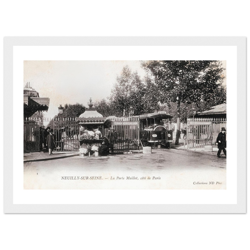 Neuilly-sur-Seine - La porte Maillot côté Paris