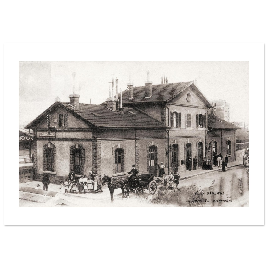 La Garenne - la gare. Vue extérieure