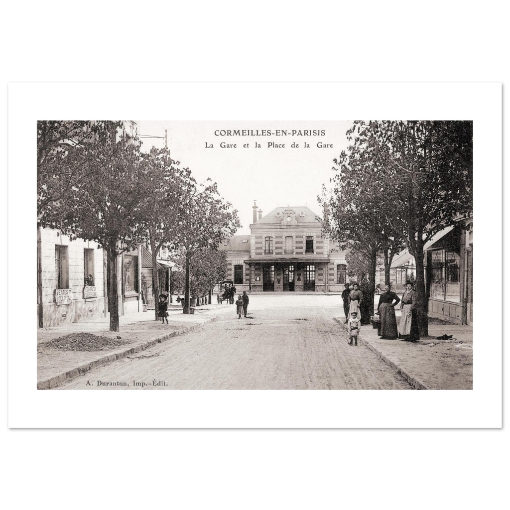 Cormeilles - La gare et les quais