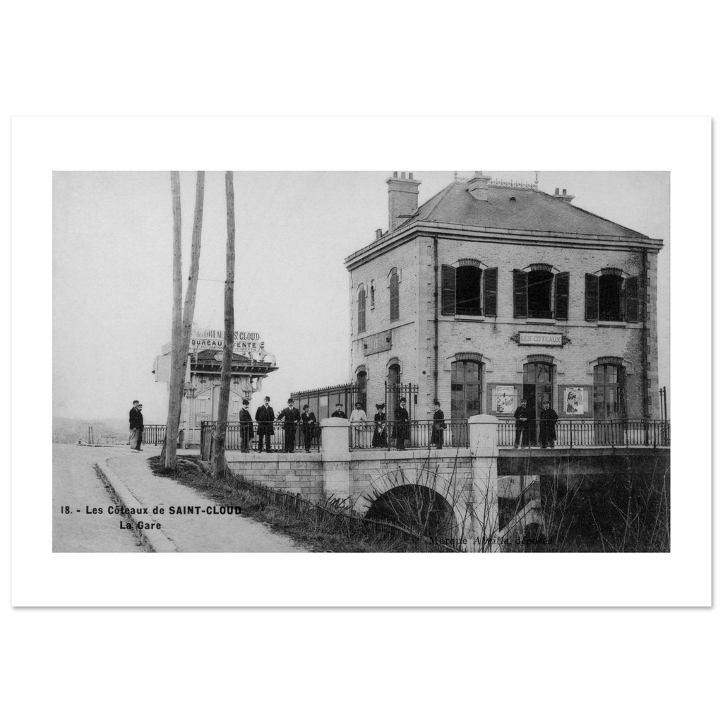 Saint-Cloud : Les Coteaux de st Cloud - la Gare