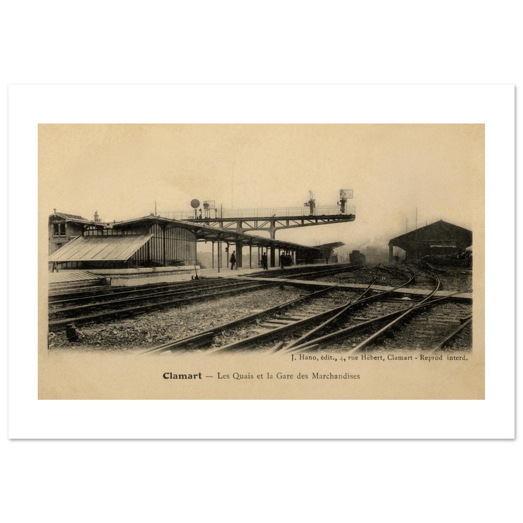 Clamart - La Gare des Marchandises et les Quais