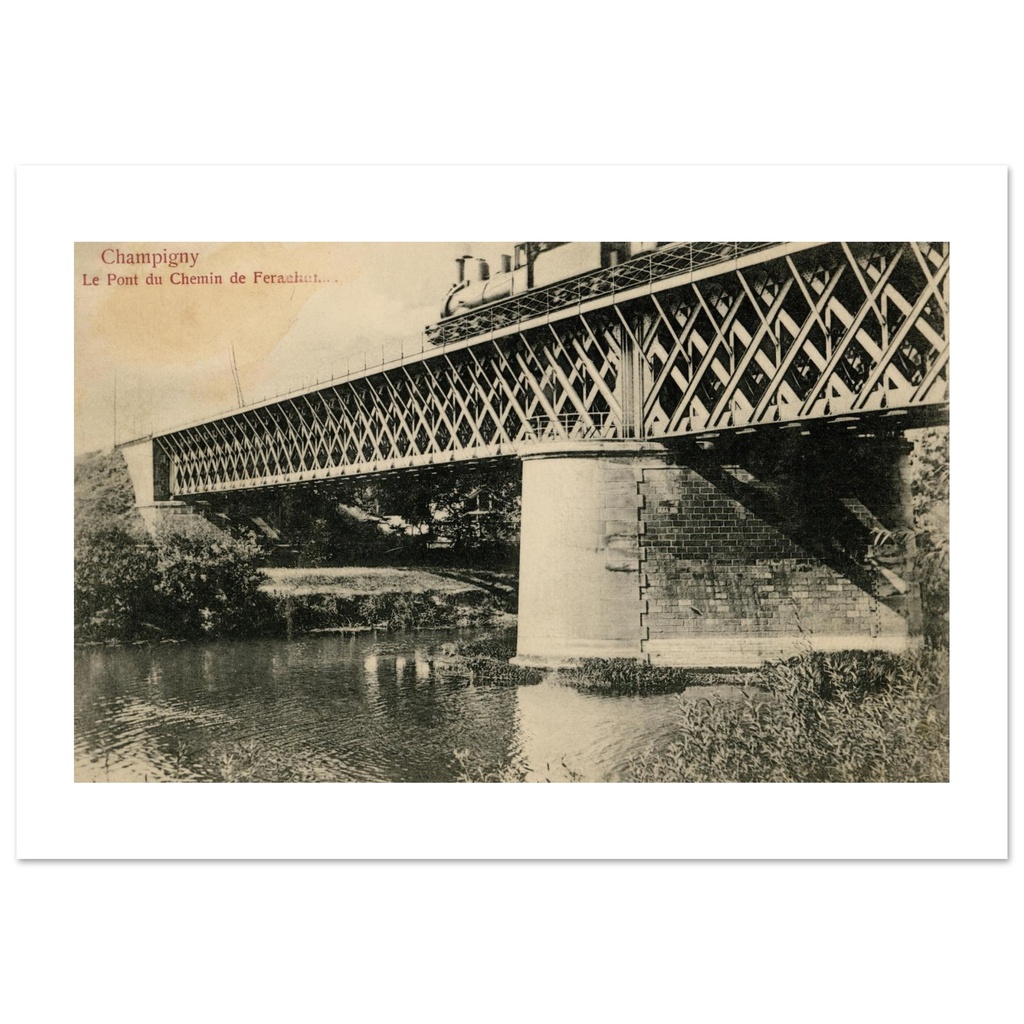 Champigny sur Marne - Le Pont du chemin de fer