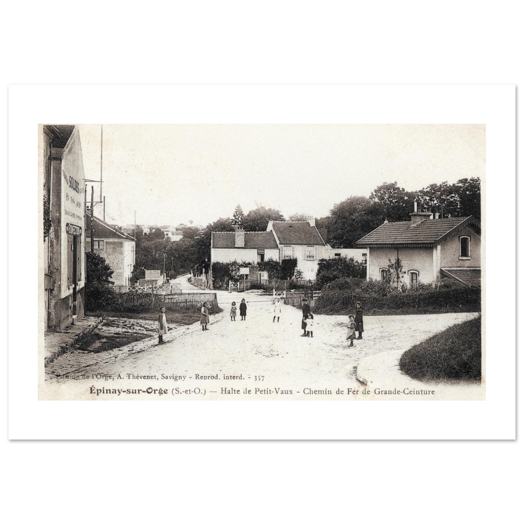 Epinay sur Orge - Halte de Petit-Vaux - Chemin de Fer de Grande Ceinture
