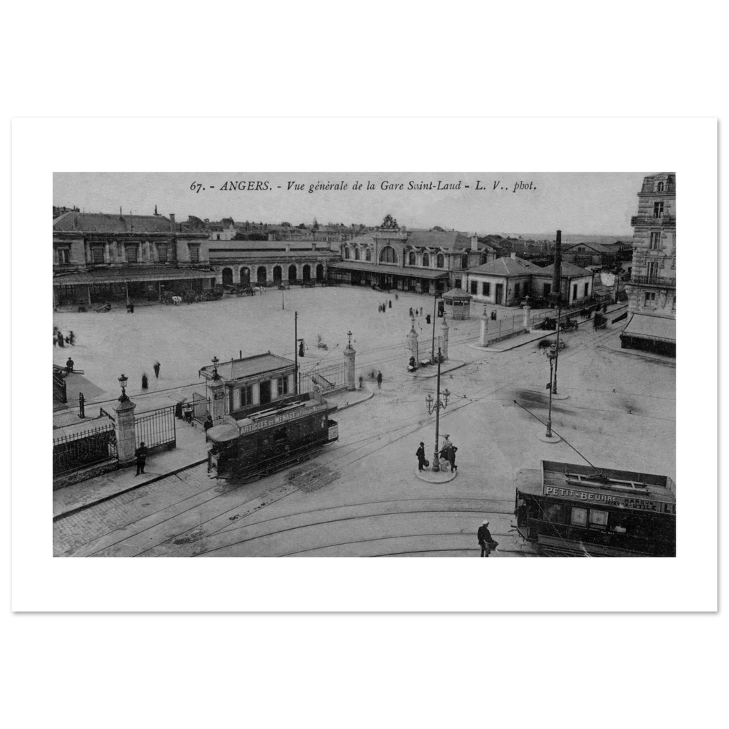 Angers - Vue generale de la gare St Laud