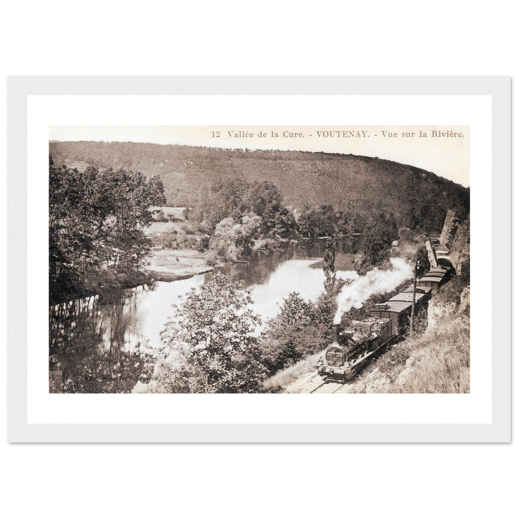 Vallée de la Cure - Voutenay - Vue sur la rivière