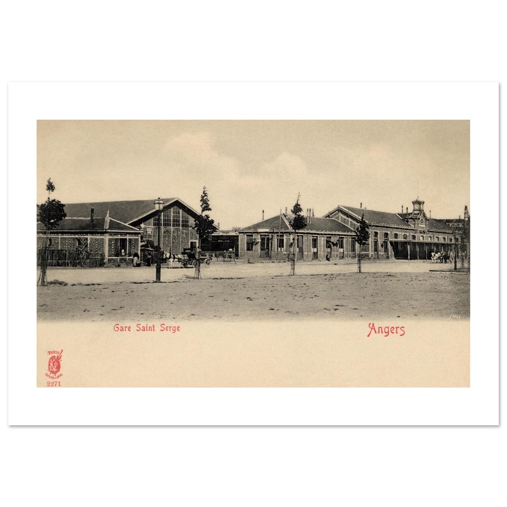 Angers - La gare St Serge