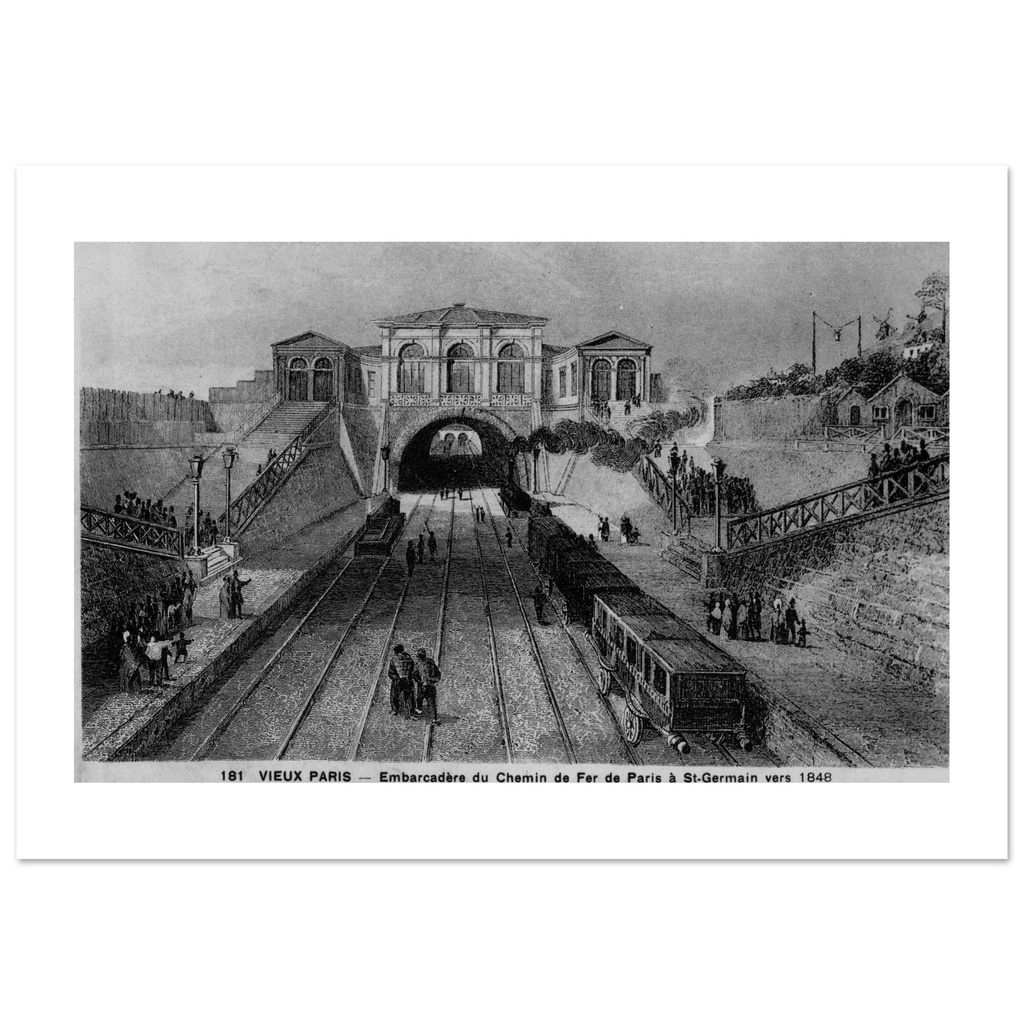 Embarcadère du chemin de fer de Paris à St Germain