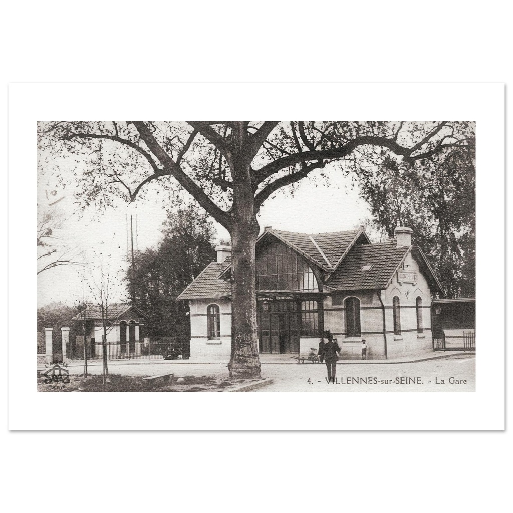 Villenne sur seine - la gare