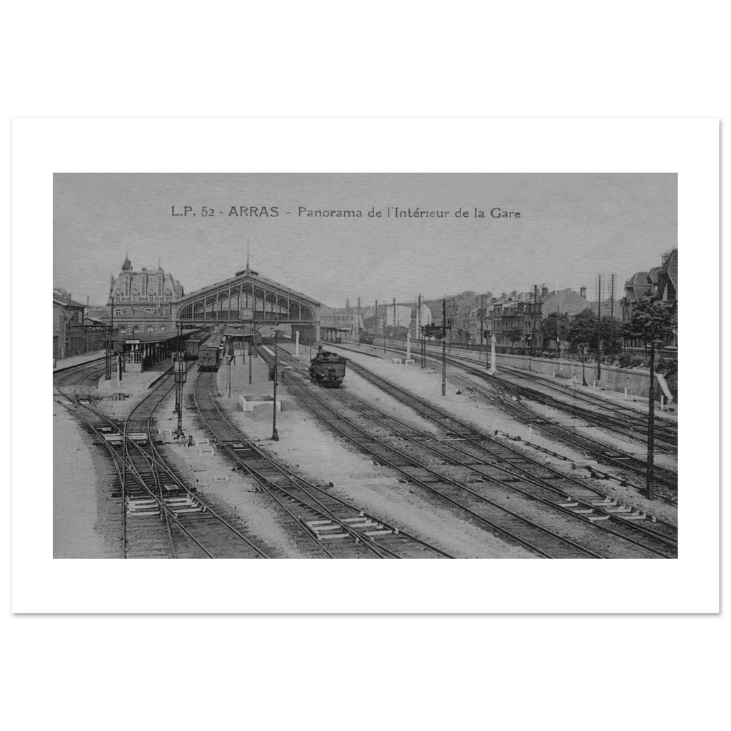Arras - Panorama de lInterieur de la Gare