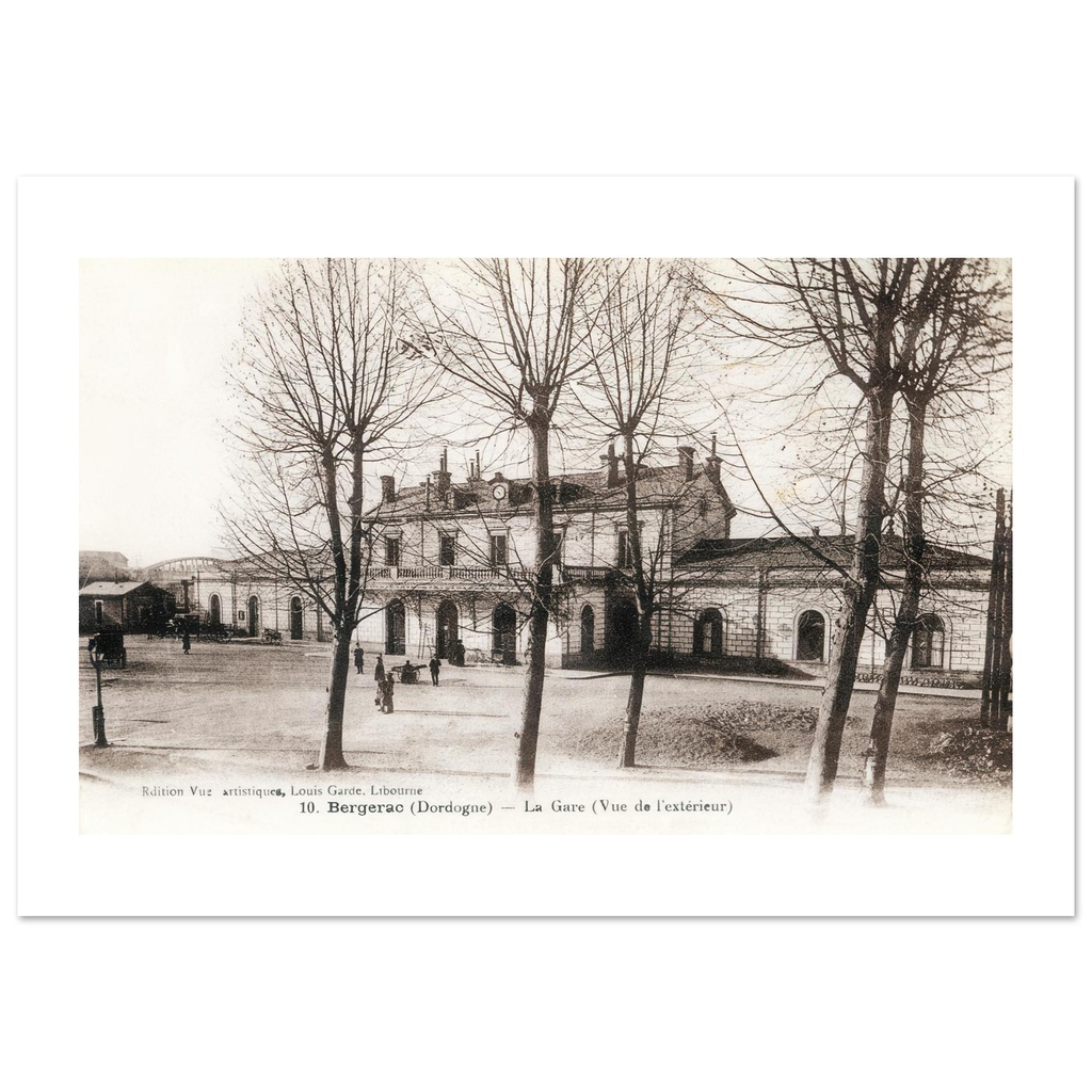 Bergerac - La Gare vue de l'interieur