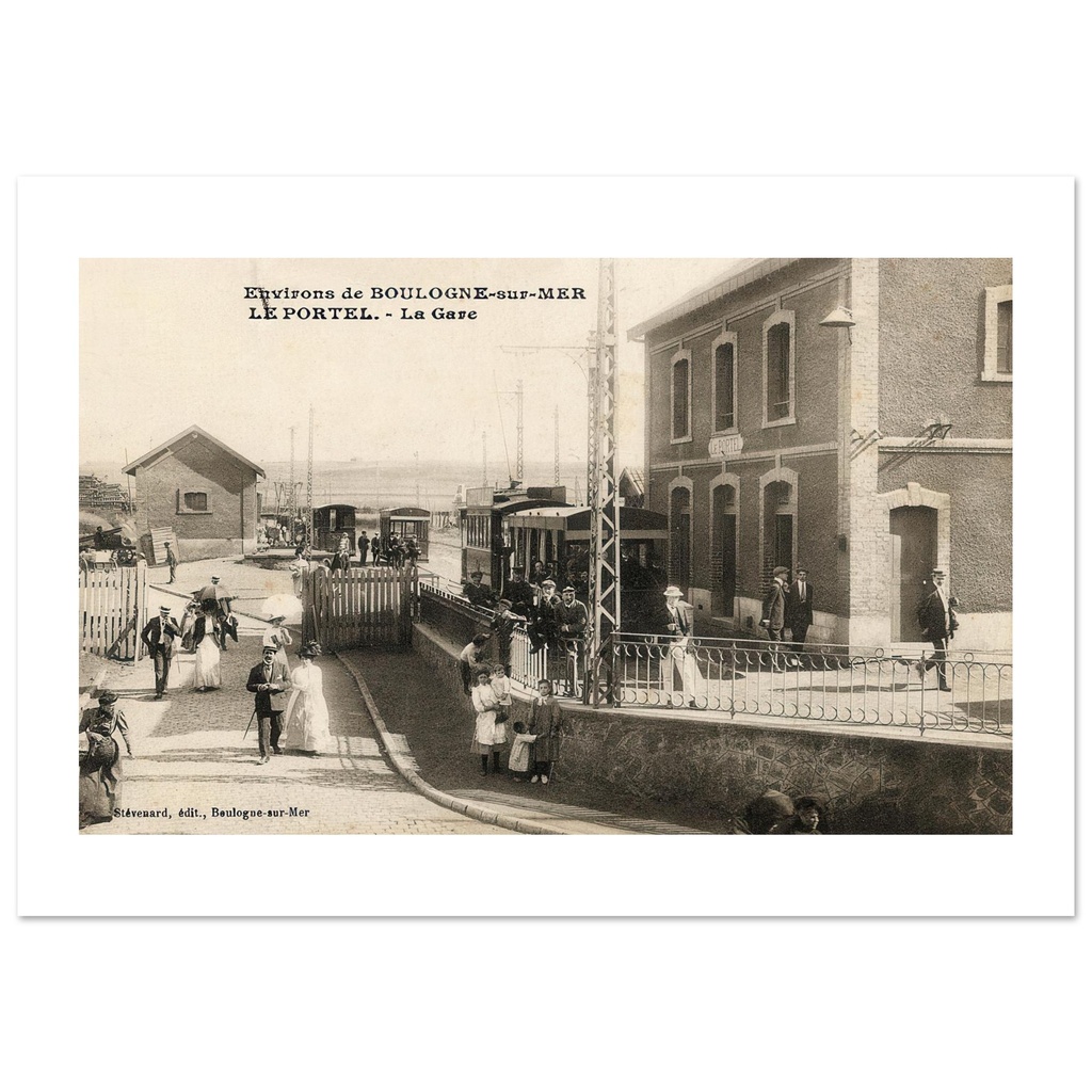 Le Portel (environ de Boulogne-sur-Mer)- la gare
