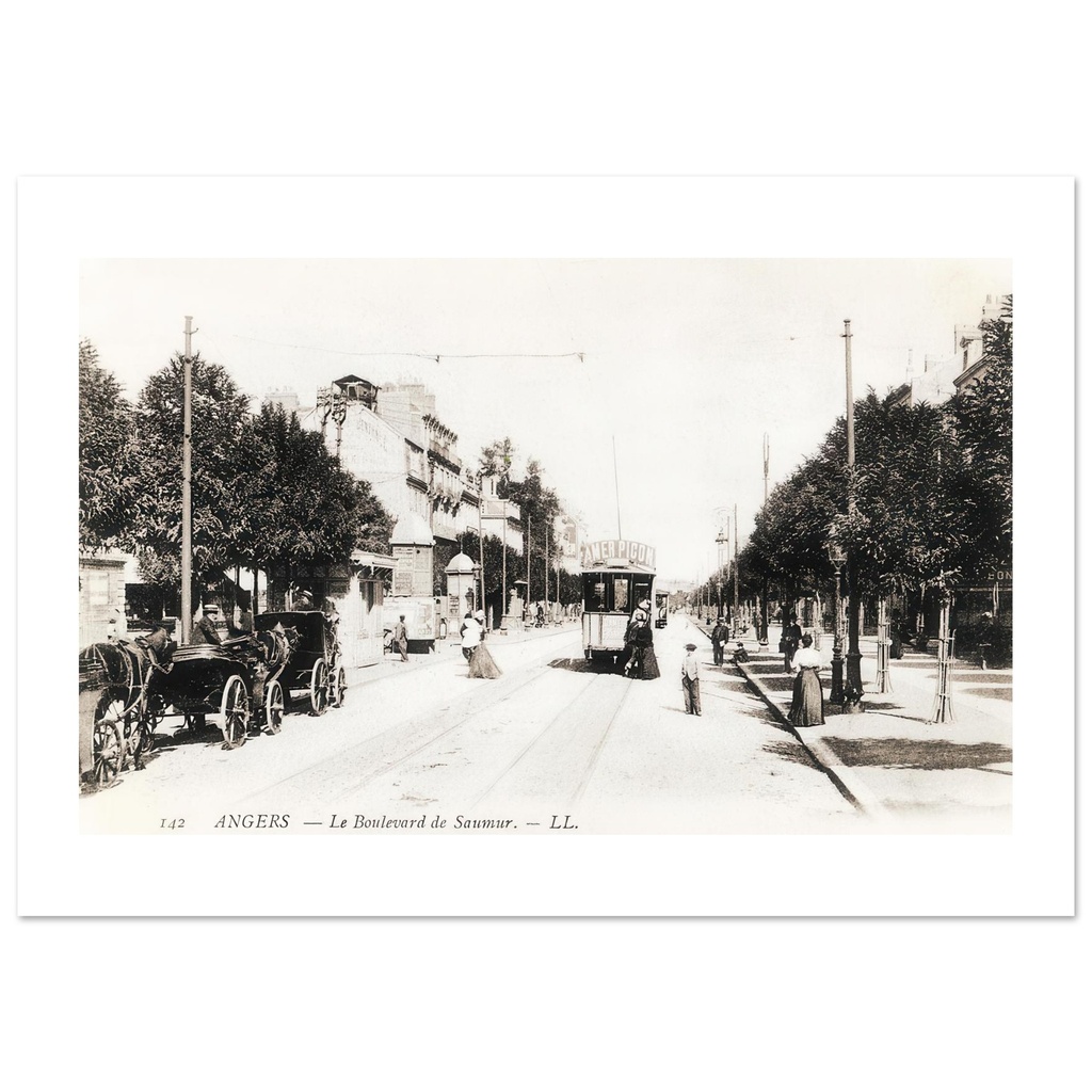 Angers - Le boulevard de Saumur